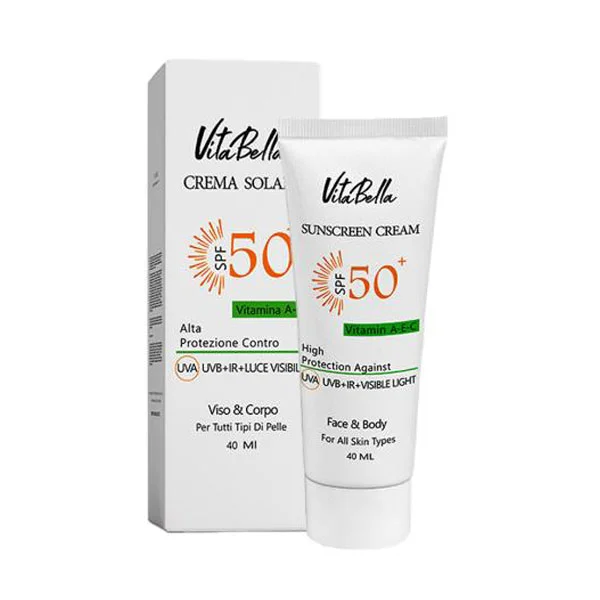 کرم ضد افتاب spf50  بی رنگ ویتابلا