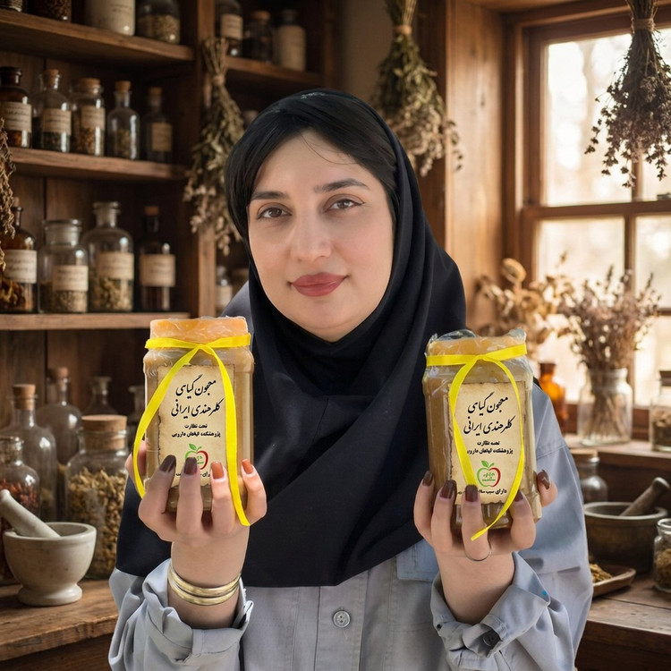 معجون کلحر طب سنتی درمان نازایی بانوان طب هندی ایرانی-ترکیب ۱۶ گیاه خاص+۶۰ گرم ژل رویال +عسل کنار---۱۰۰۰گرم